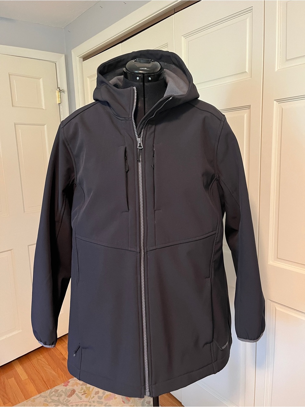 Lands’ End Hooded Softshell Jacket Excellent Size 1X